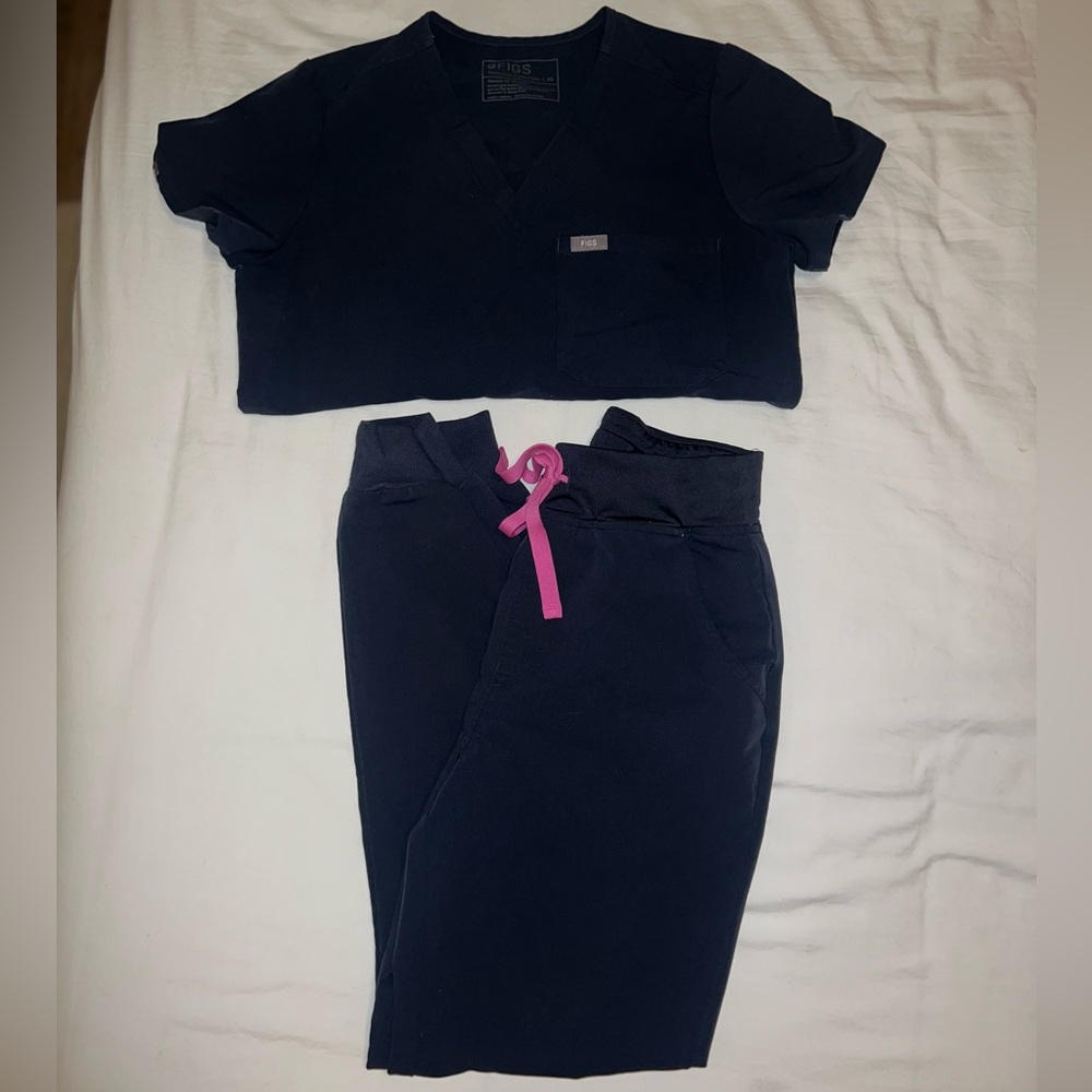 FIGS High Waisted Jogger Scrub Set- NIGHT SKY
